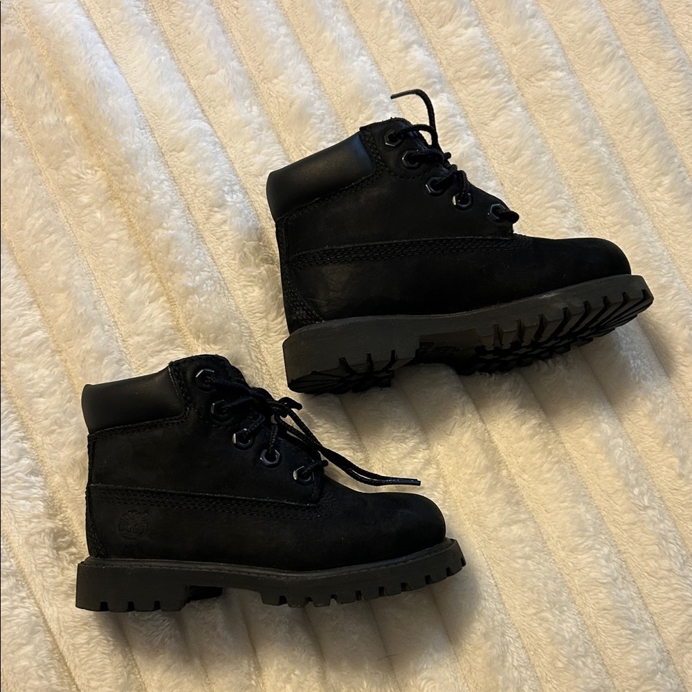 Timberland Black Kids Boots - Picture 2 of 14